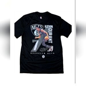 Brooklyn Nets Kevin Durant Black Graphic T-Shirt